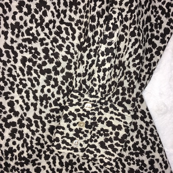 J. Crew Animal Print Button Down Shirt - Picture 4 of 8